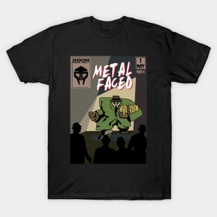 Metal Faced - Comic Cover T-Shirt